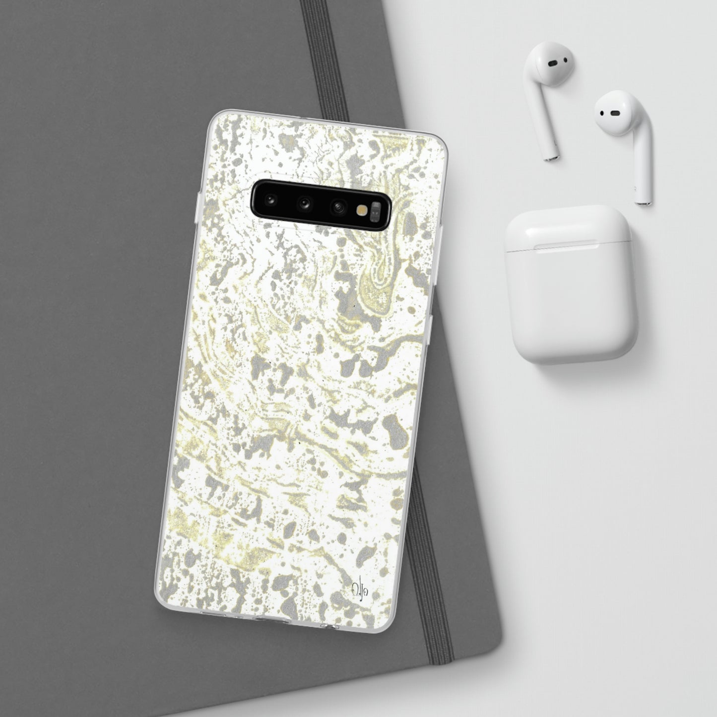 iPhone and Samsung Galaxy Flexi Phone Case Sandy Shells - Alja Design