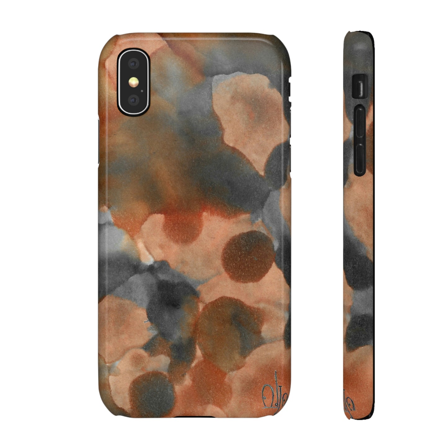 iPhone Samsung Galaxy Pixel5G Snap Case Phone Case Cool Magma - Alja Design