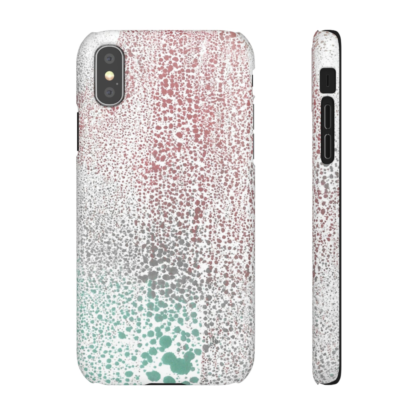 iPhone Samsung Galaxy Pixel5G Snap Case Phone Case Gradient Drip - Alja Design