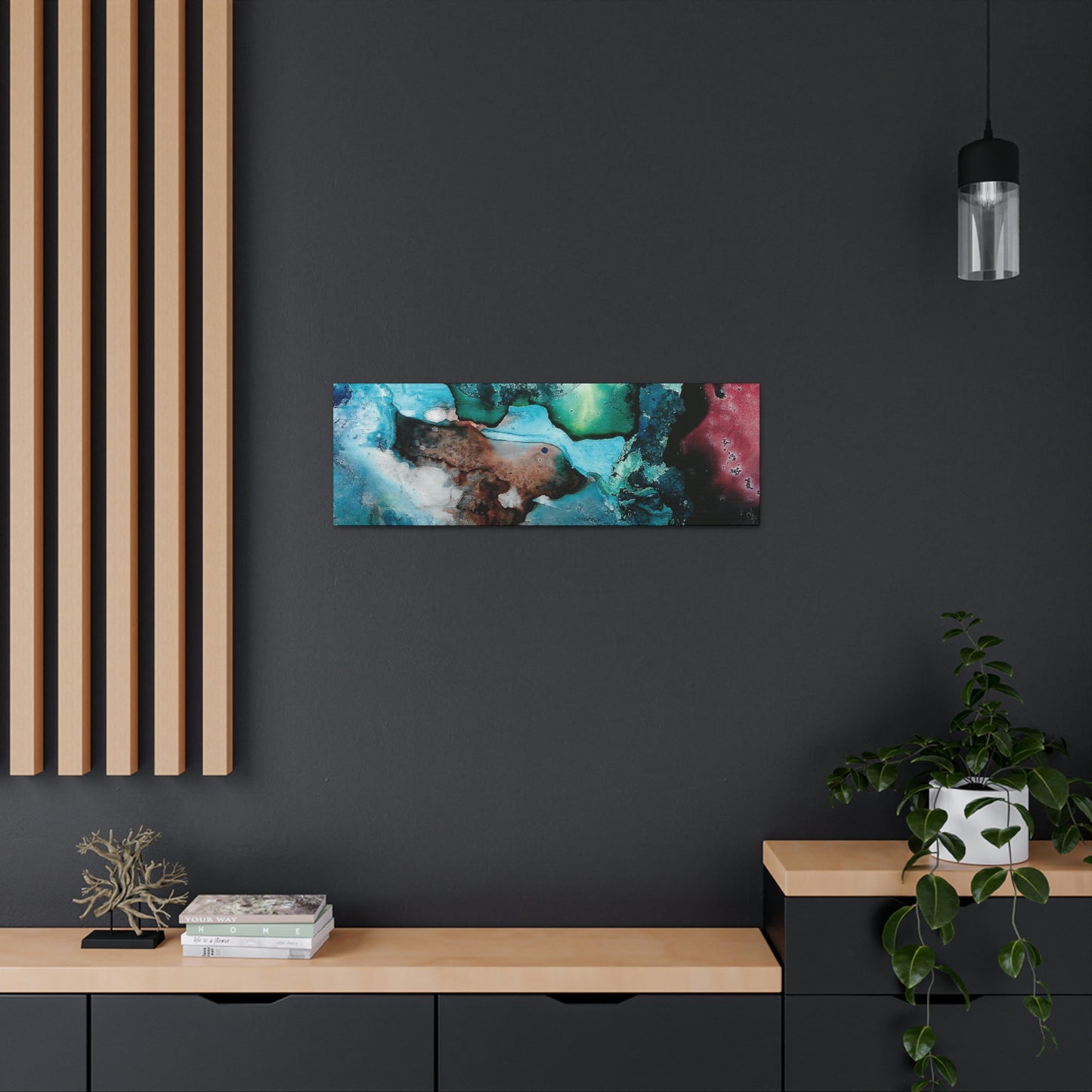 Inner Space 18 Canvas Print - Alja Design