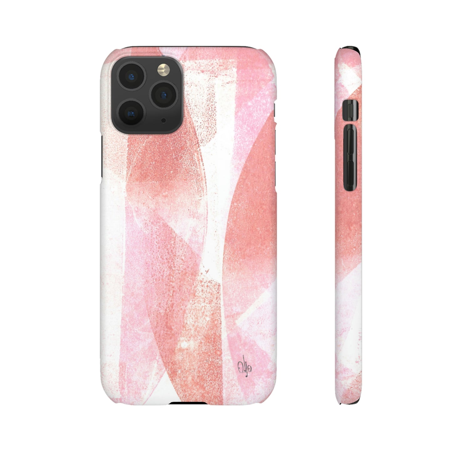 iPhone Samsung Galaxy Pixel5G Snap Case Phone Case Red Glass