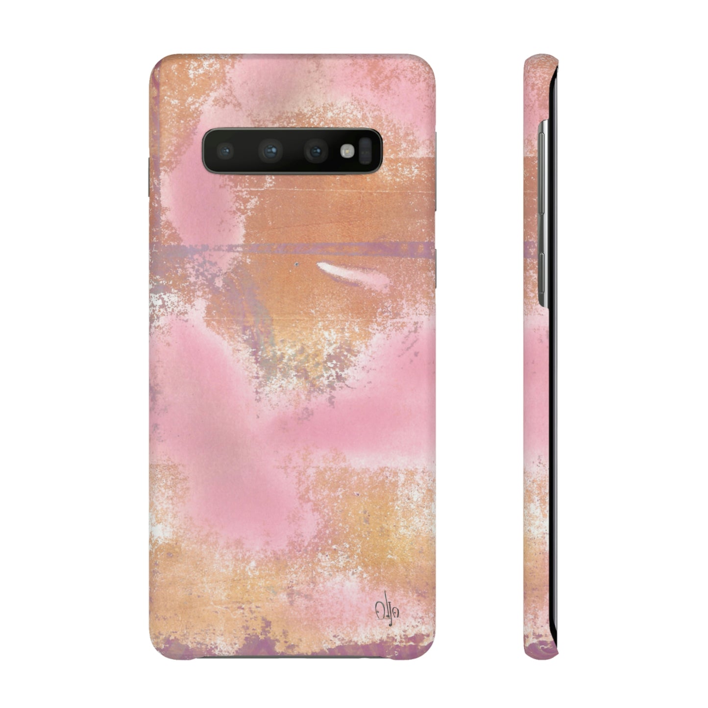 iPhone Samsung Galaxy Pixel5G Snap Case Phone Case Passionate Pink - Alja Design