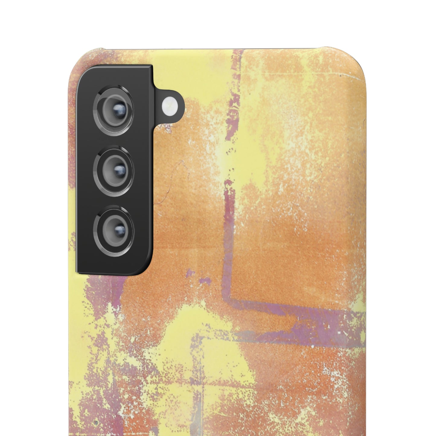 iPhone Samsung Galaxy Pixel5G Snap Case Phone Case Passionate Orange - Alja Design