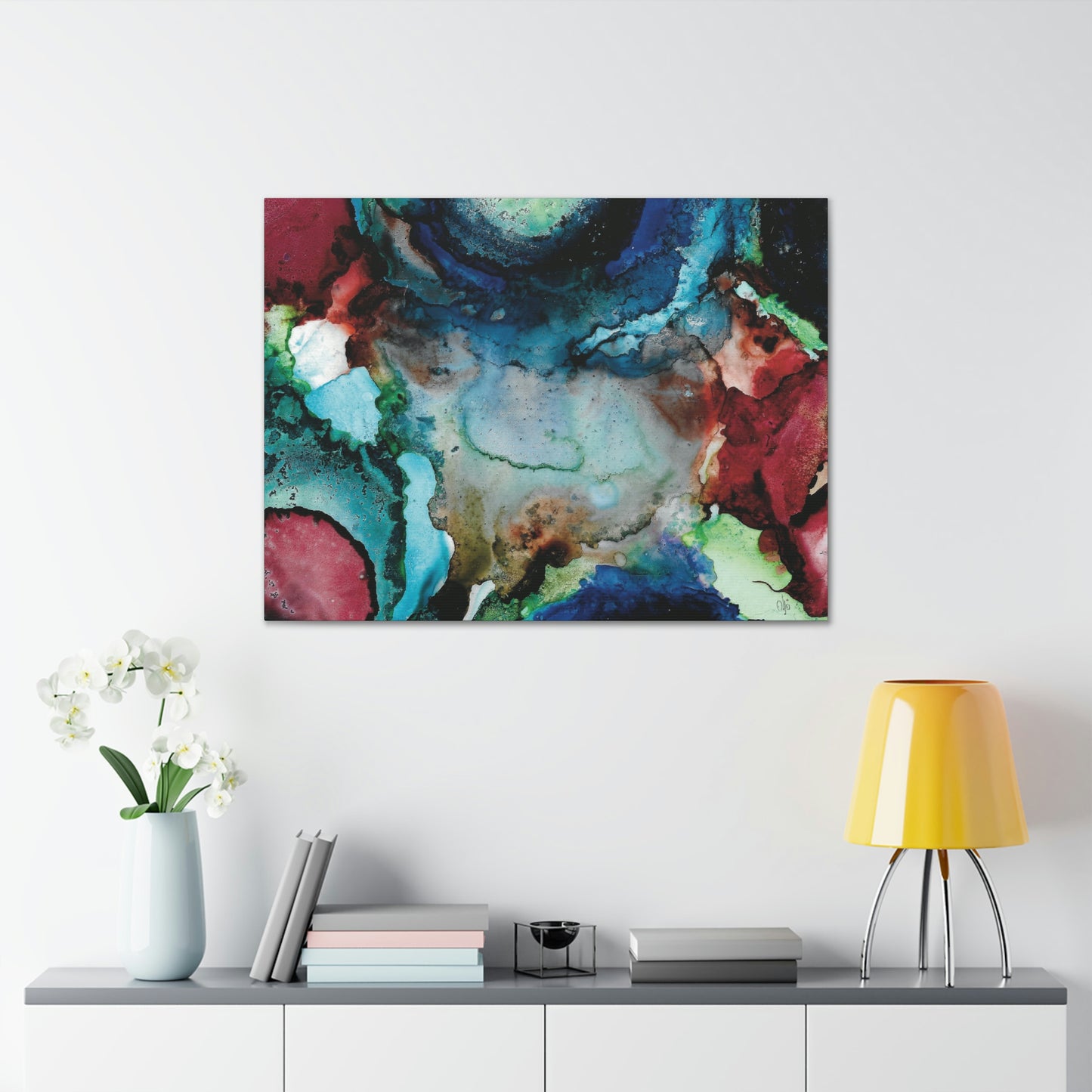 Inner Space 19 Canvas Print - Alja Design