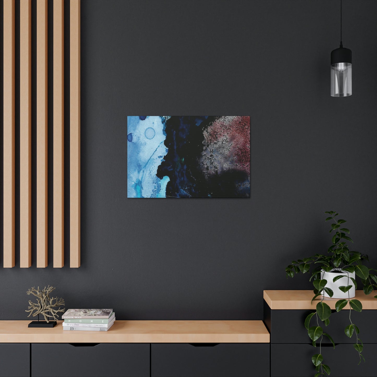 Inner Space 9 Canvas Print - Alja Design