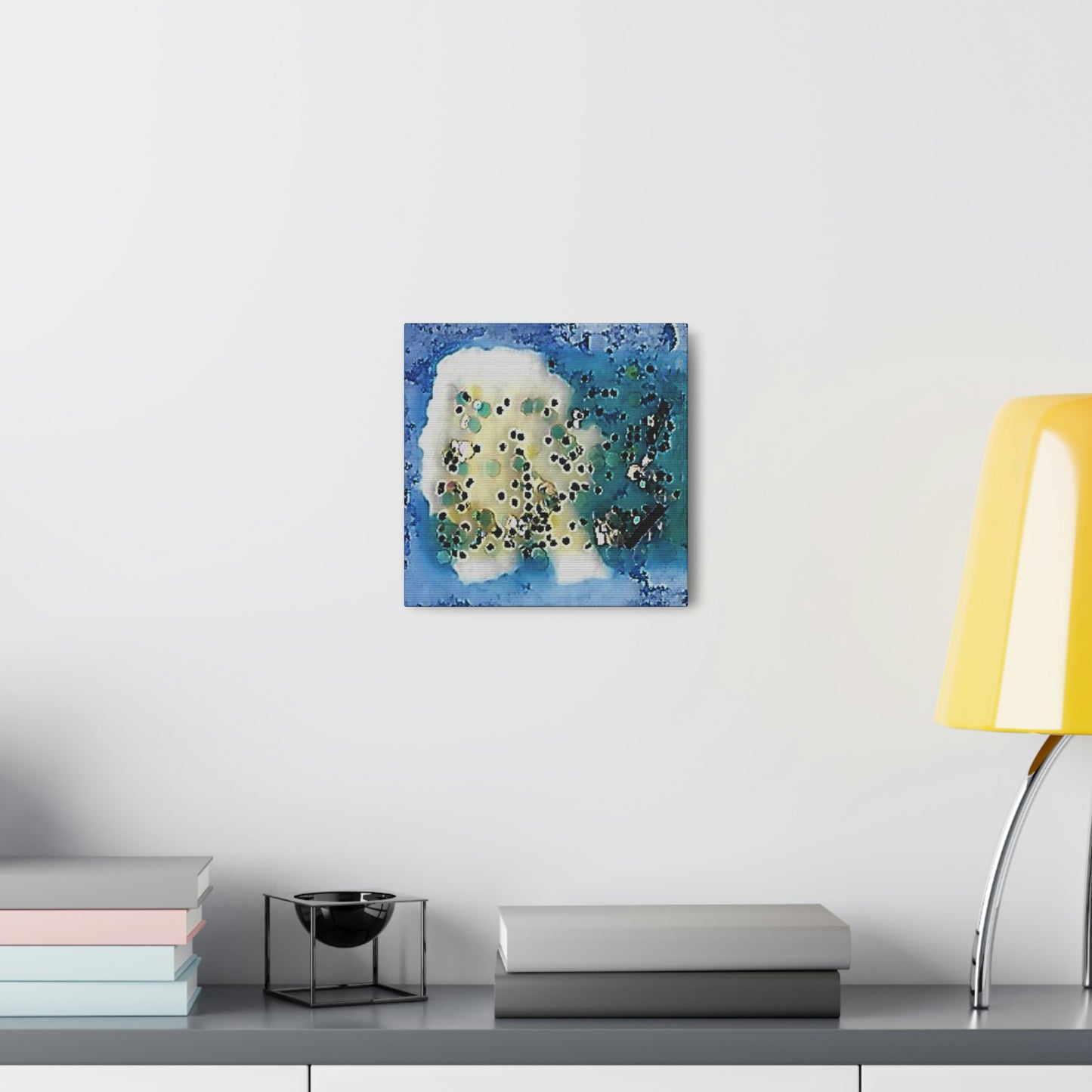 Fractal Blue 8 Canvas Print - Alja Design