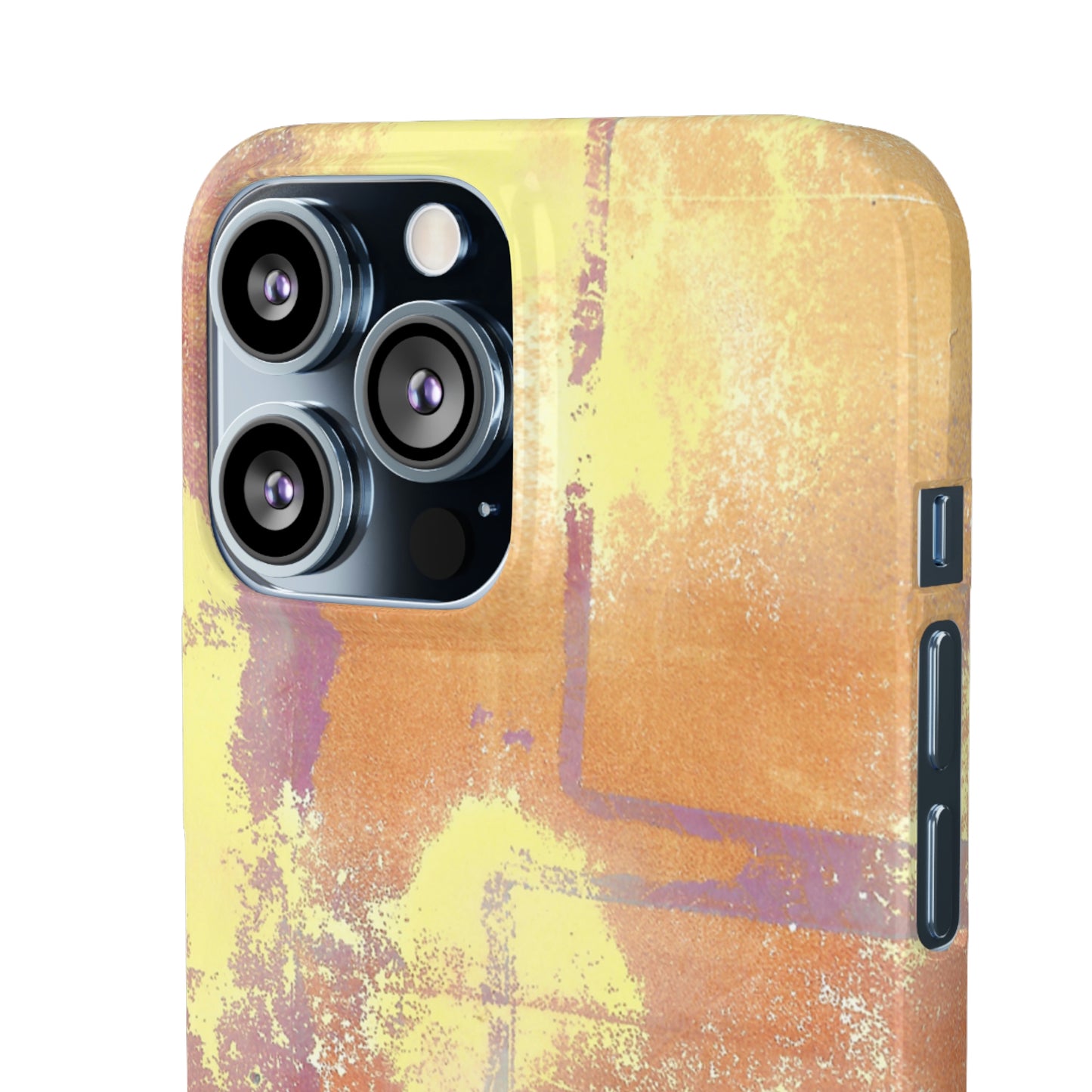 iPhone Samsung Galaxy Pixel5G Snap Case Phone Case Passionate Orange - Alja Design