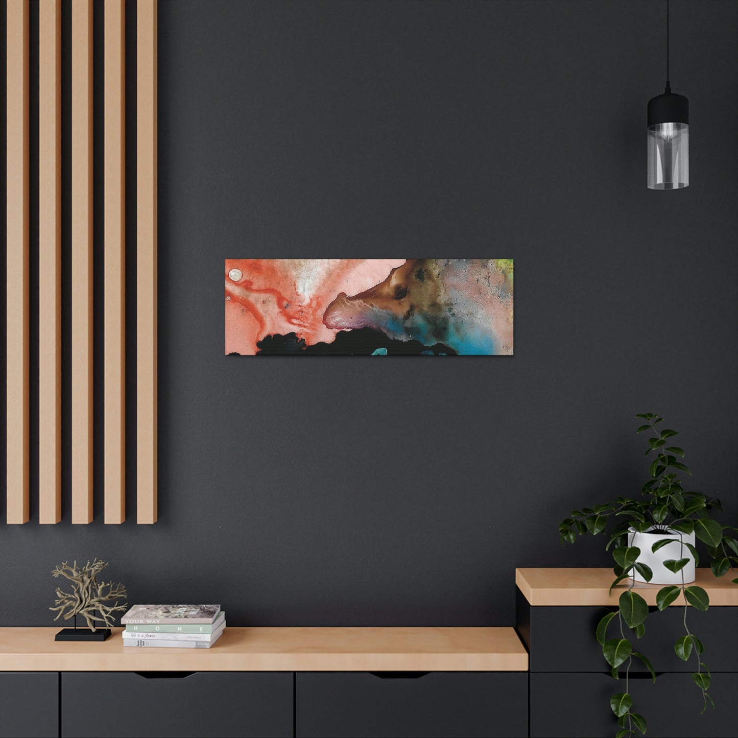 Inner Space 14 Canvas Print - Alja Design