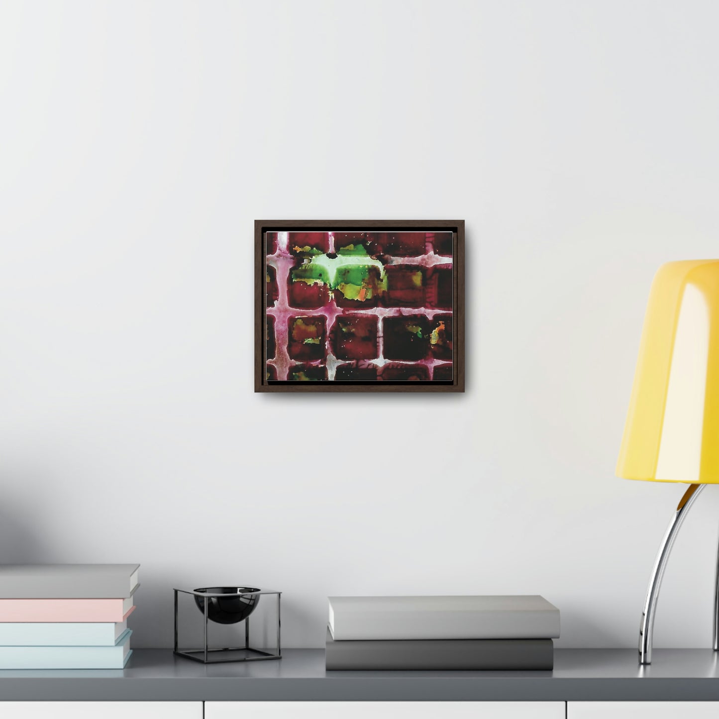 Off the Grid 7 Framed Canvas Print - Alja Design