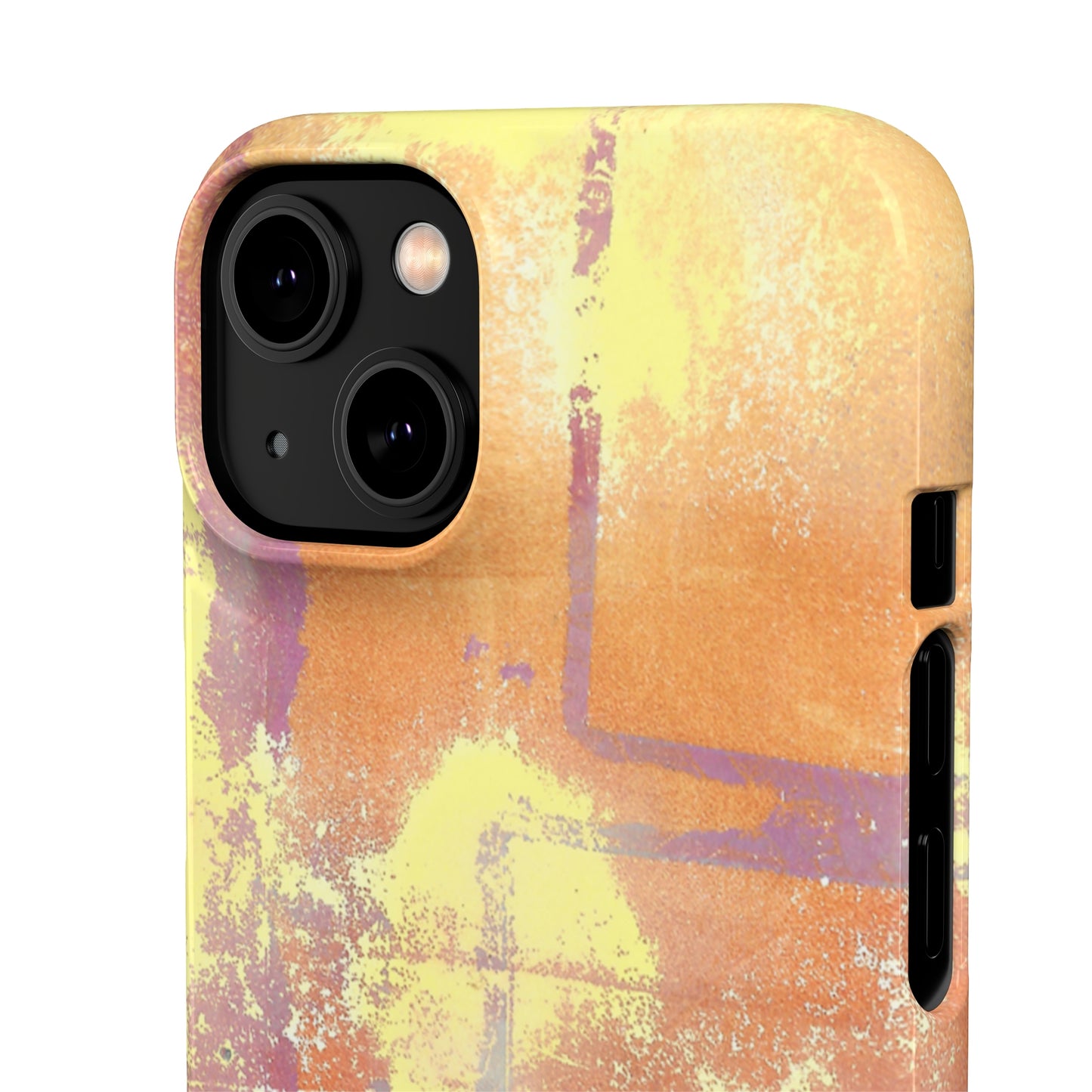 iPhone Samsung Galaxy Pixel5G Snap Case Phone Case Passionate Orange - Alja Design