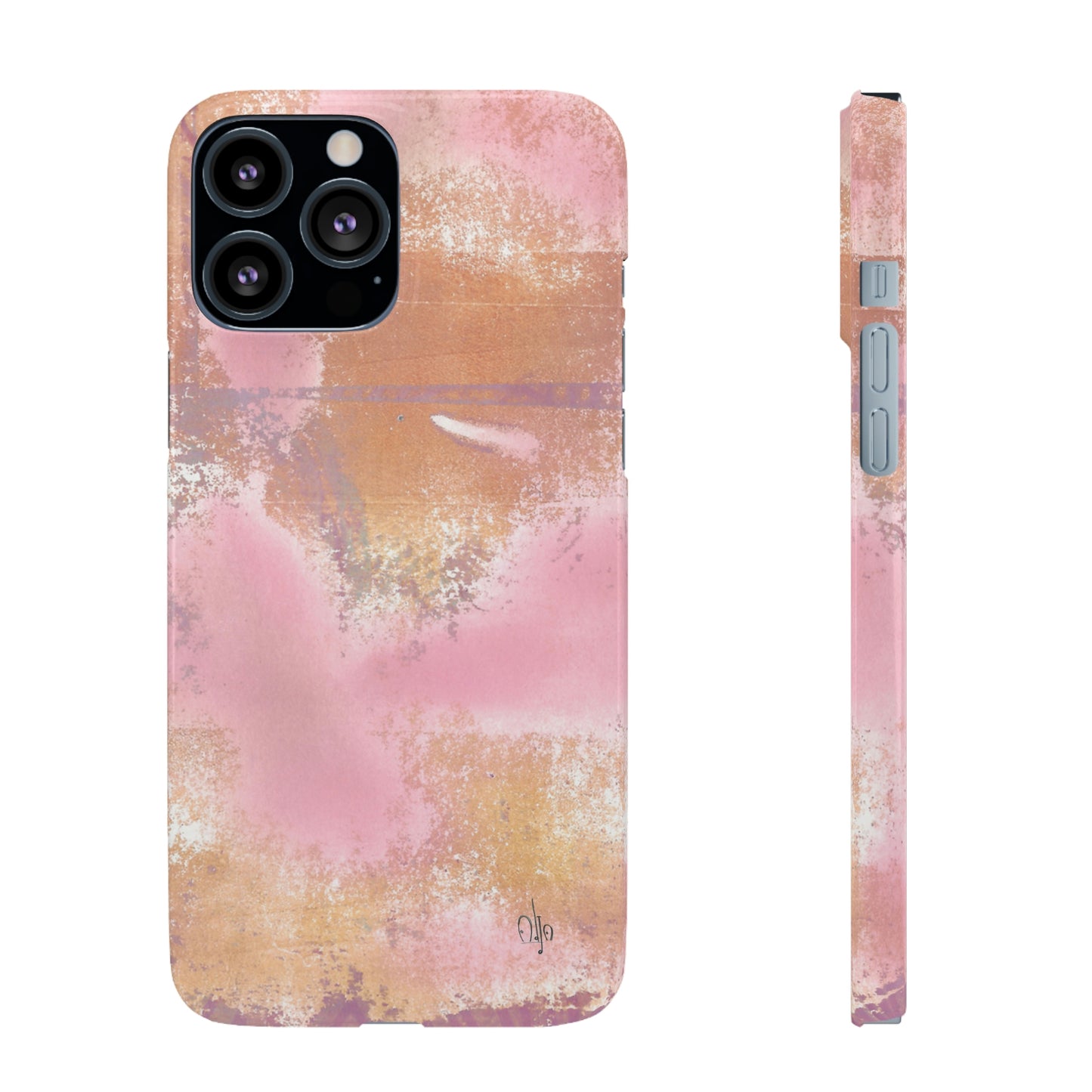 iPhone Samsung Galaxy Pixel5G Snap Case Phone Case Passionate Pink - Alja Design