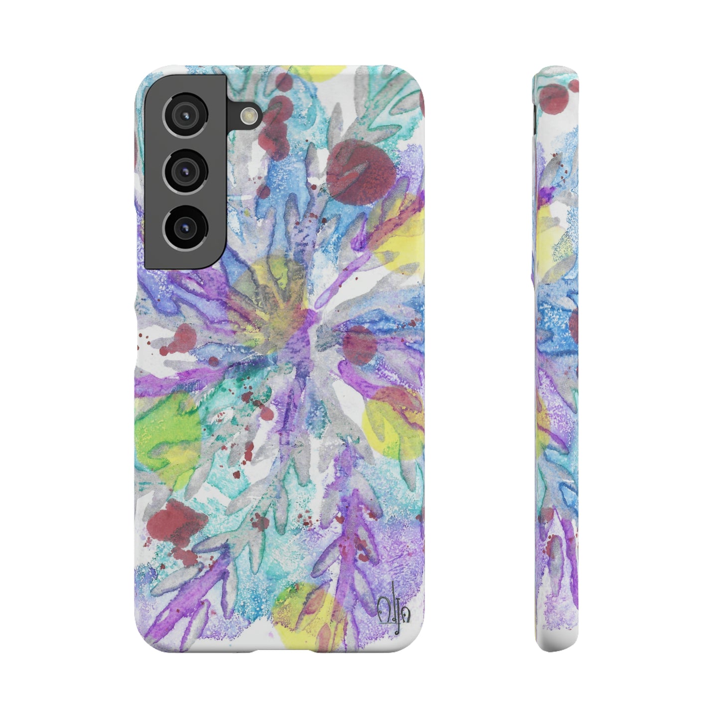 iPhone Samsung Galaxy Pixel5G Snap Case Phone Case Winter Colors - Alja Design
