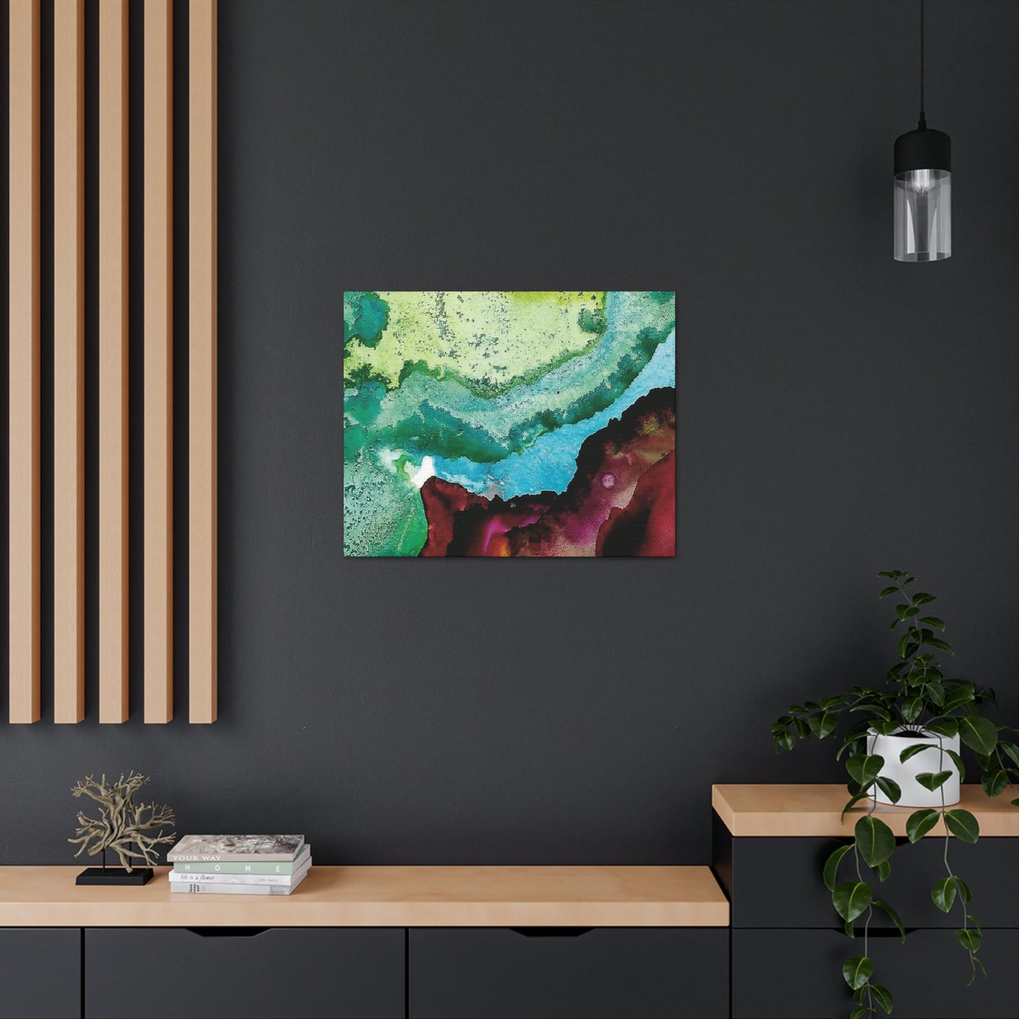 Inner Space 11 Canvas Print - Alja Design