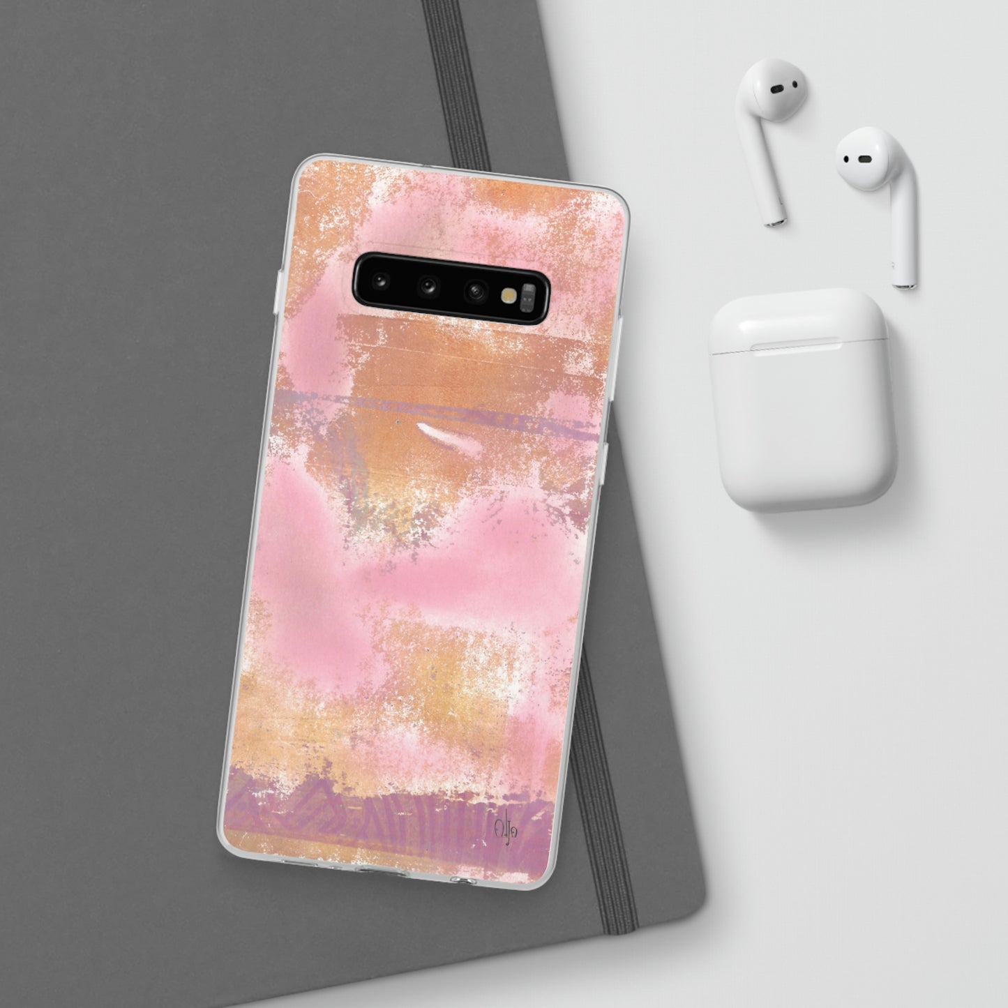iPhone and Samsung Galaxy Flexi Phone Case Passionate Pink - Alja Design