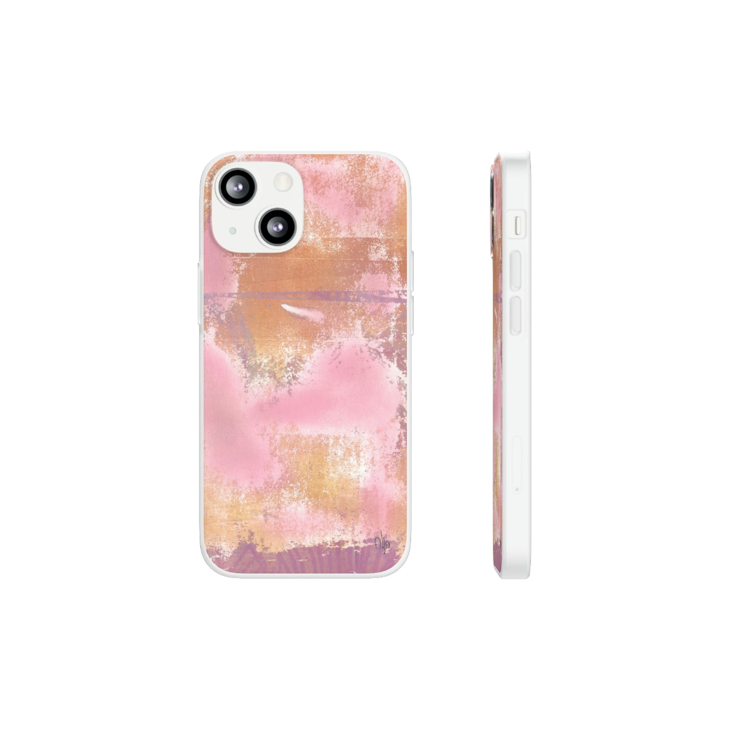 iPhone and Samsung Galaxy Flexi Phone Case Passionate Pink - Alja Design