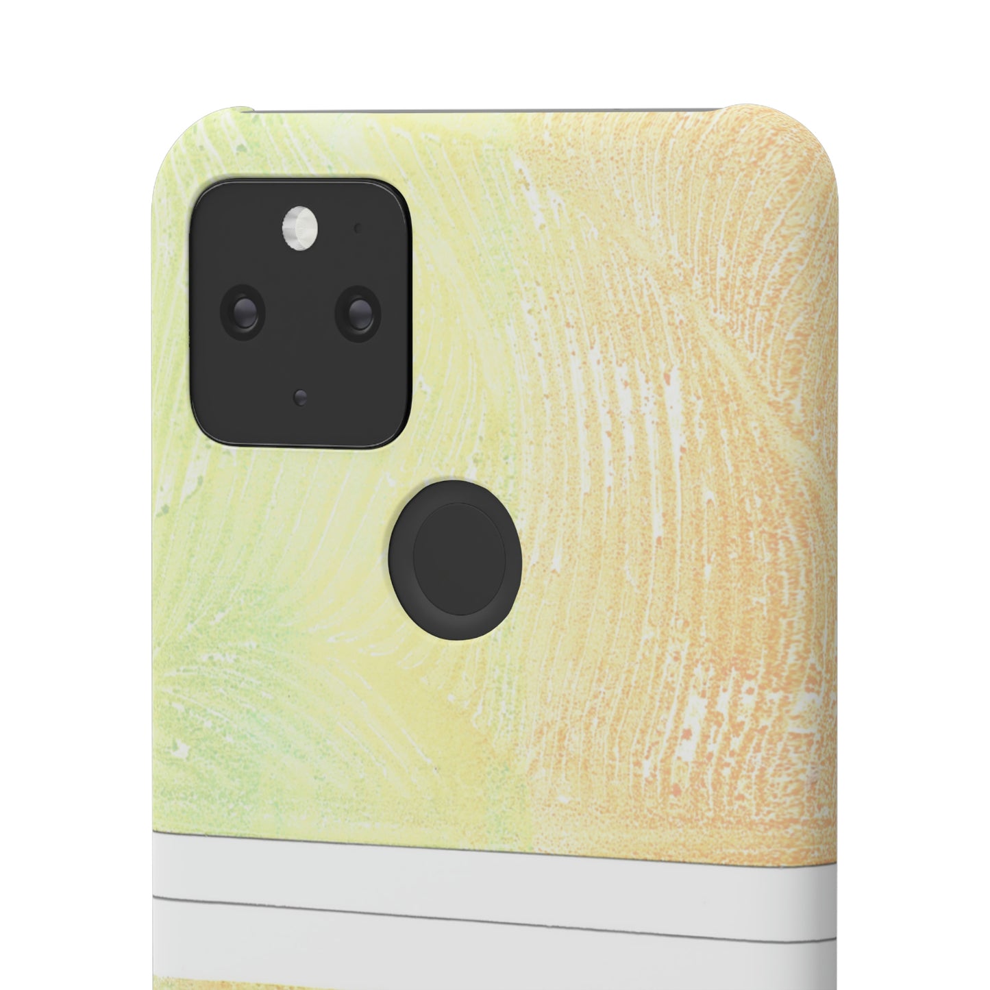 iPhone Samsung Galaxy Pixel5G Snap Case Phone Case Piña Colada with Tropical Waves - Alja Design