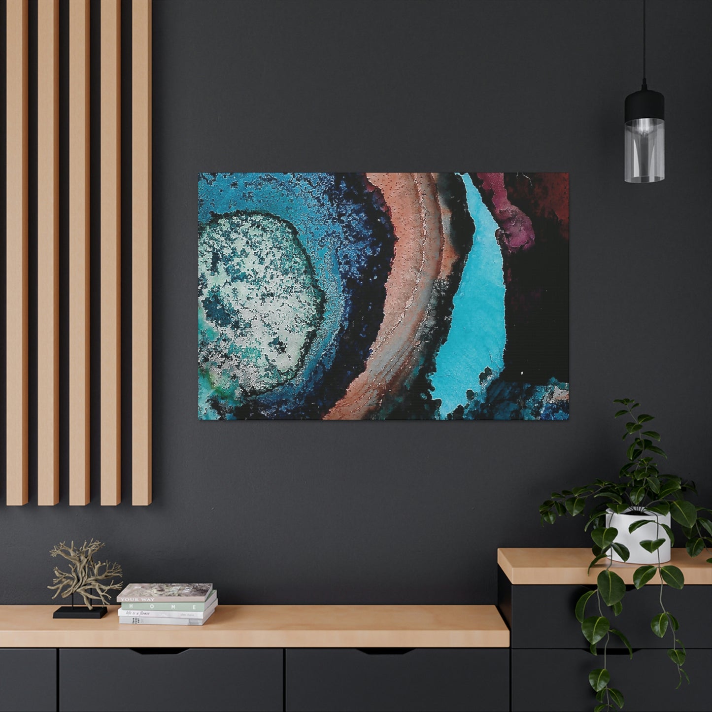 Inner Space 10 Canvas Print - Alja Design