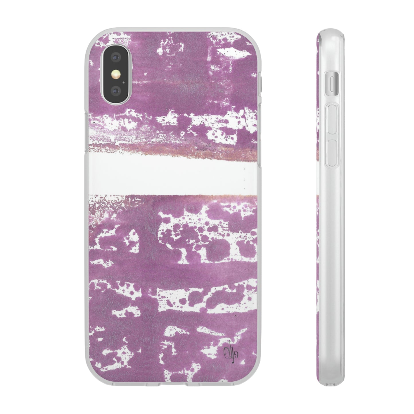 iPhone and Samsung Galaxy Flexi Phone Case Purple Horizon - Alja Design