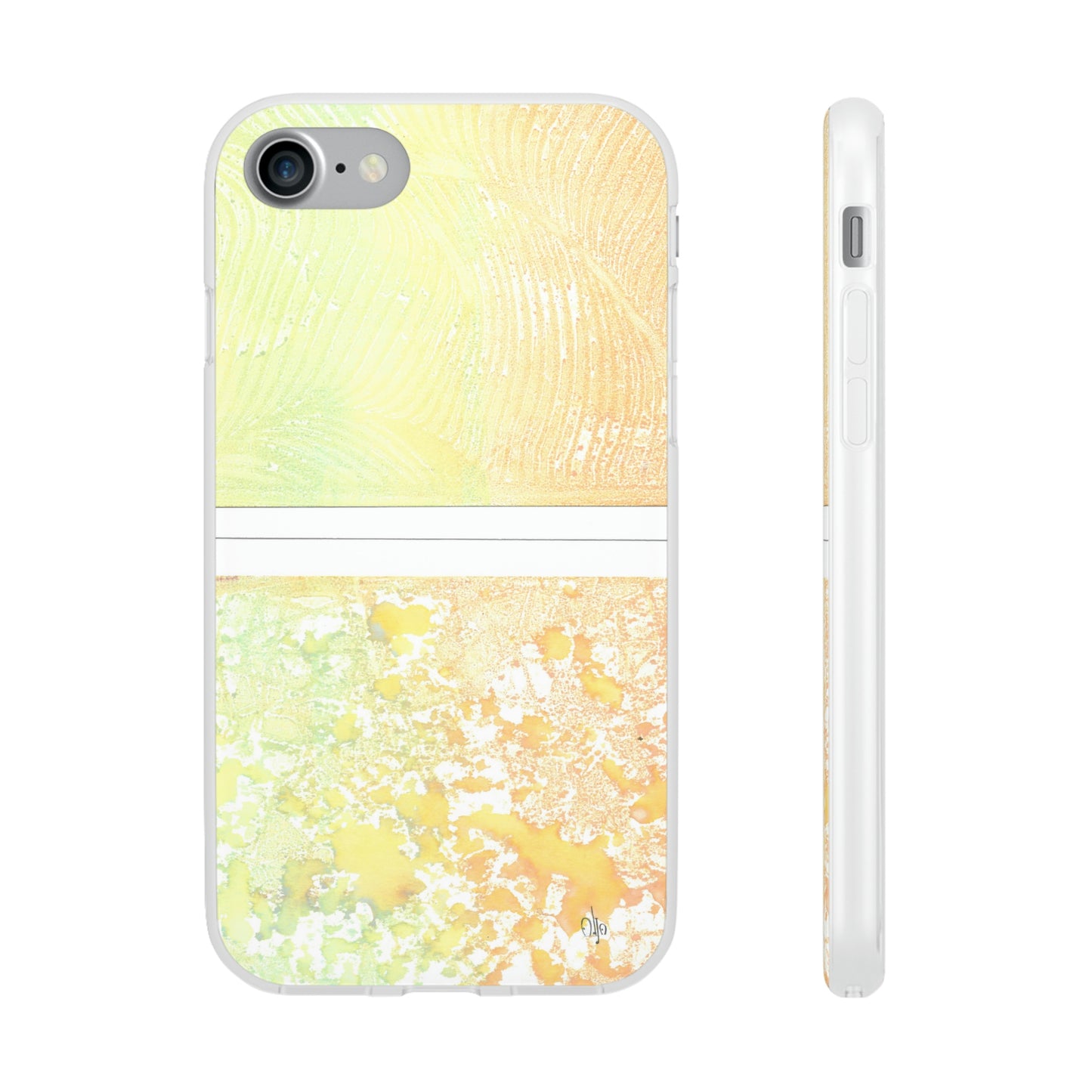 iPhone and Samsung Galaxy Flexi Phone Case Piña Colada with Tropical Waves - Alja Design