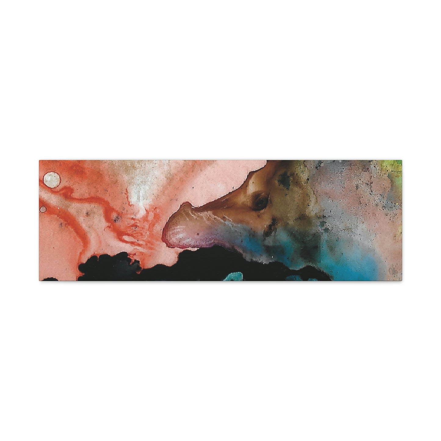 Inner Space 14 Canvas Print - Alja Design