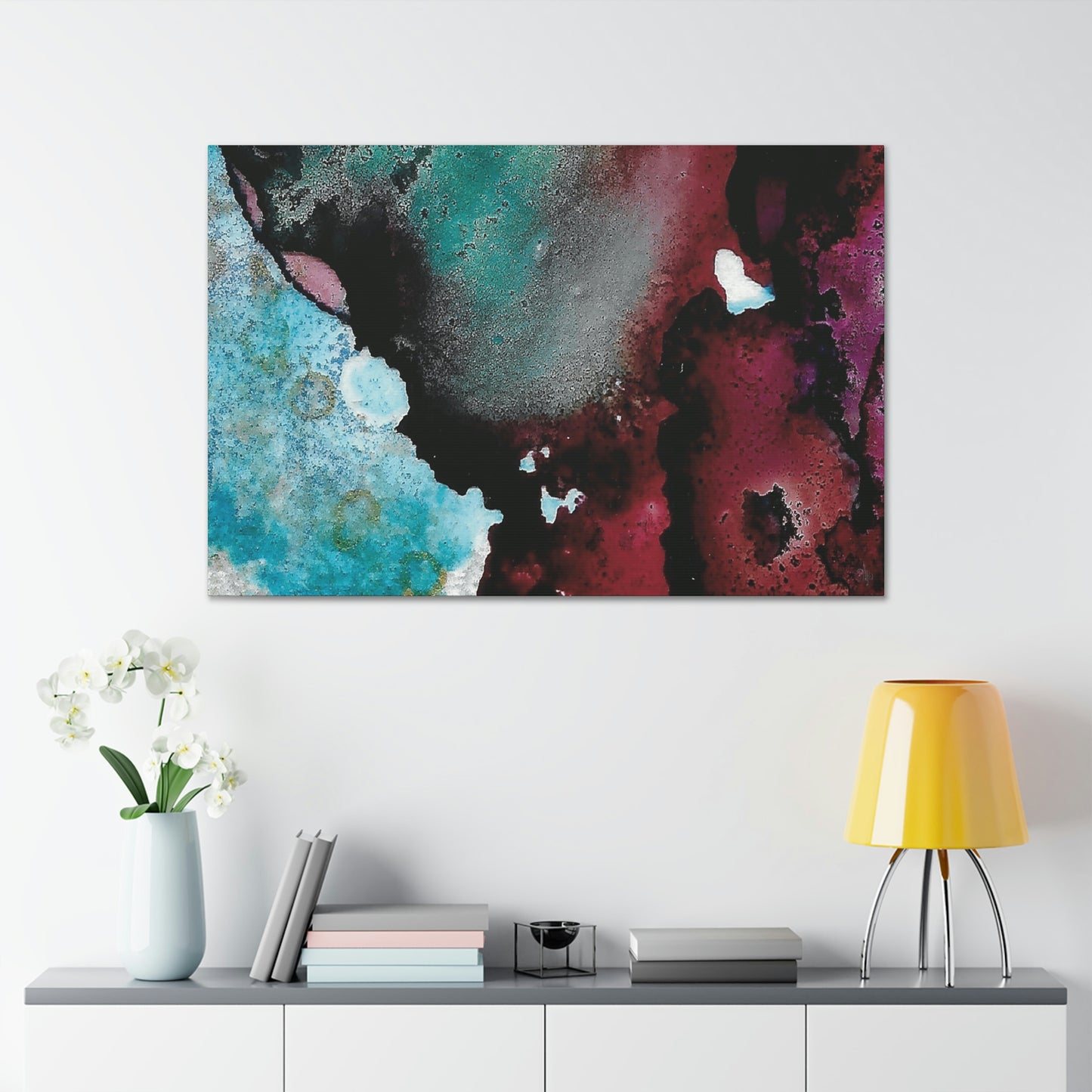 Inner Space 6 Canvas Print - Alja Design