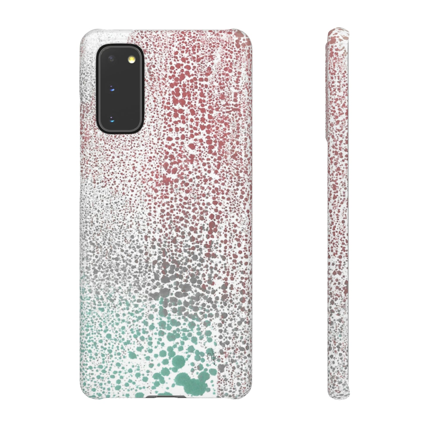 iPhone Samsung Galaxy Pixel5G Snap Case Phone Case Gradient Drip - Alja Design