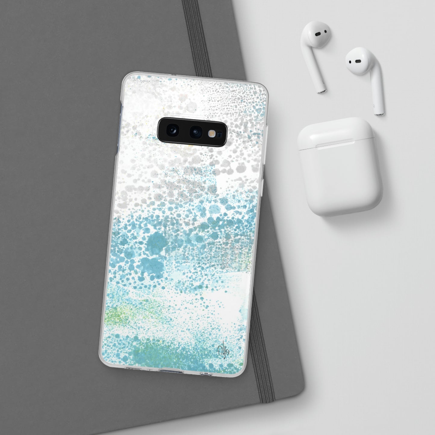 iPhone and Samsung Galaxy Flexi Phone Case Gentle Rain - Alja Design