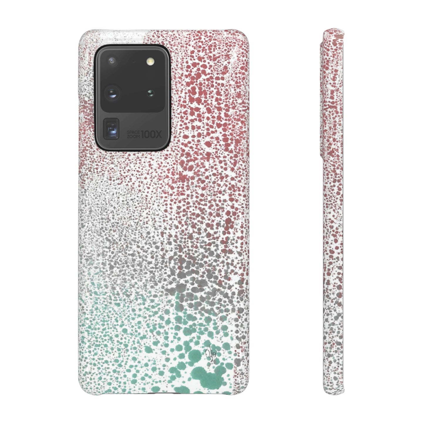 iPhone Samsung Galaxy Pixel5G Snap Case Phone Case Gradient Drip - Alja Design