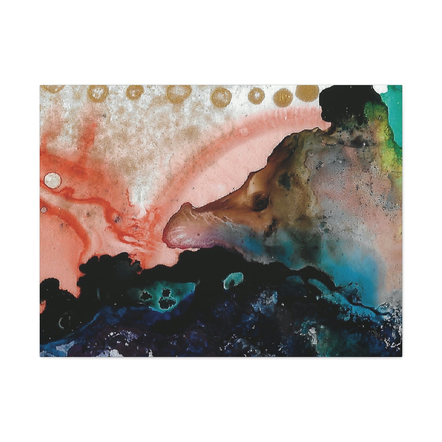 Inner Space 14 Canvas Print - Alja Design