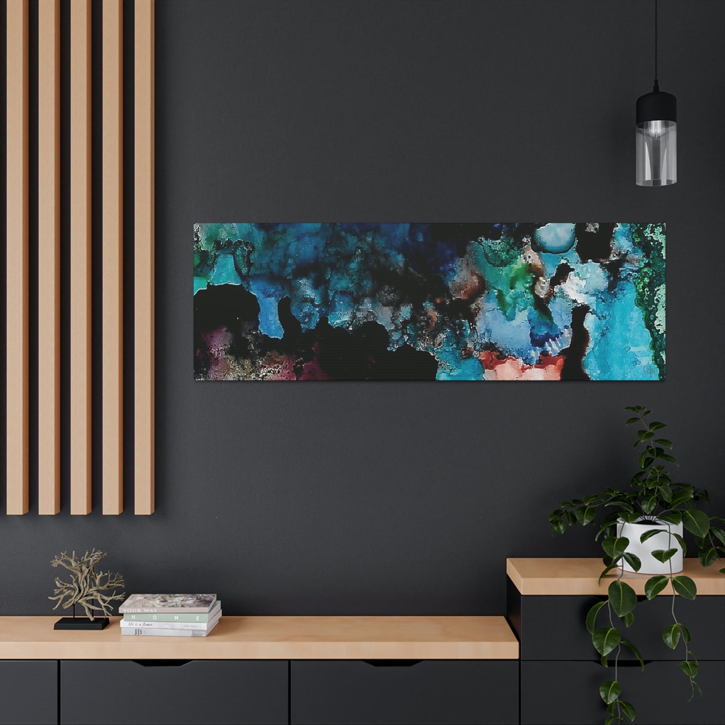 Inner Space 3 Canvas Print - Alja Design