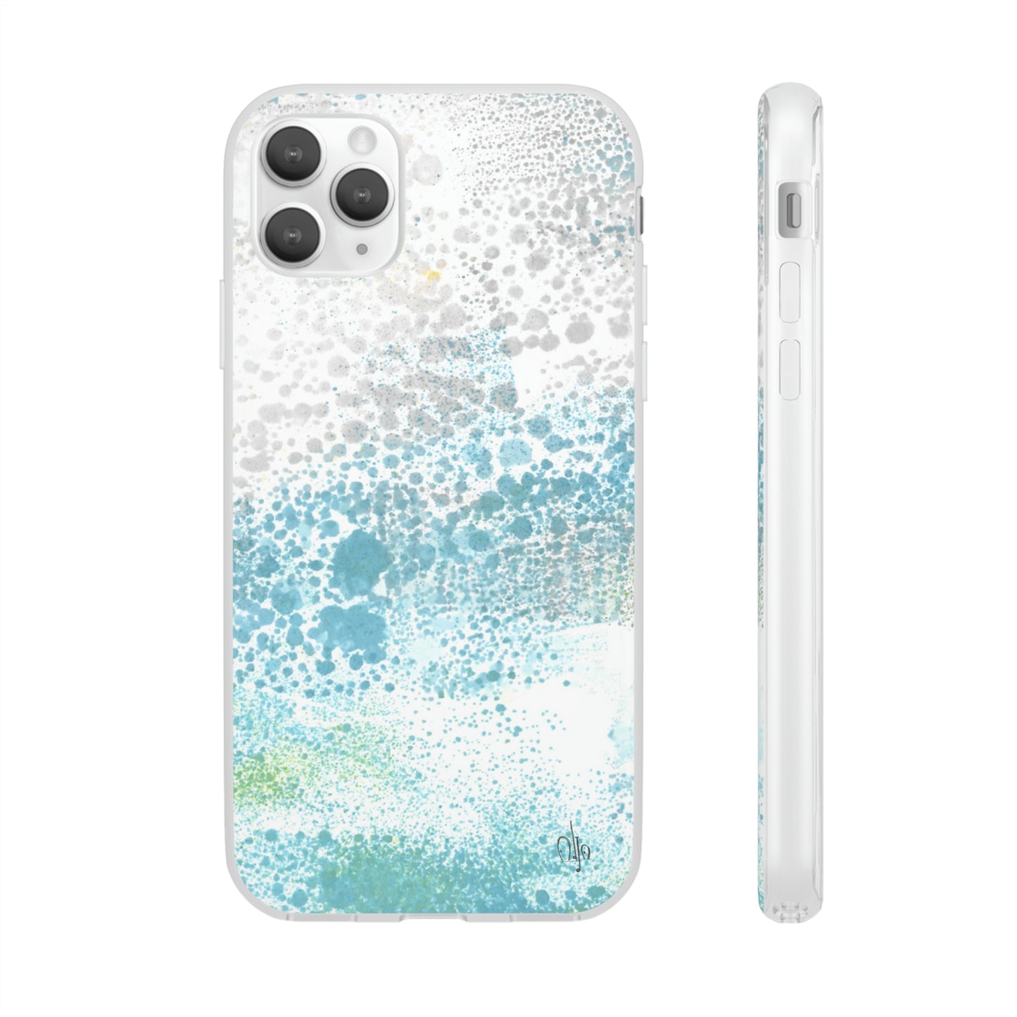 iPhone and Samsung Galaxy Flexi Phone Case Gentle Rain - Alja Design