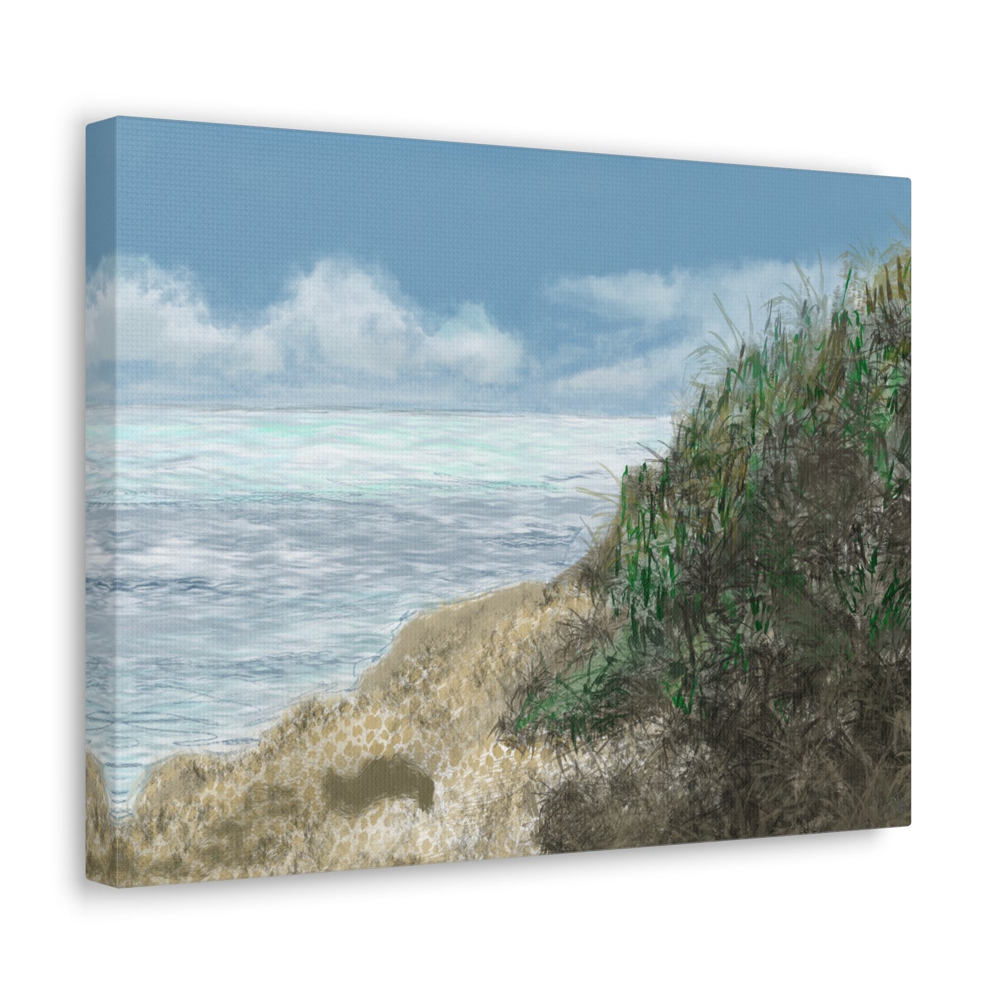 West Cliff Canvas Print - Alja Design