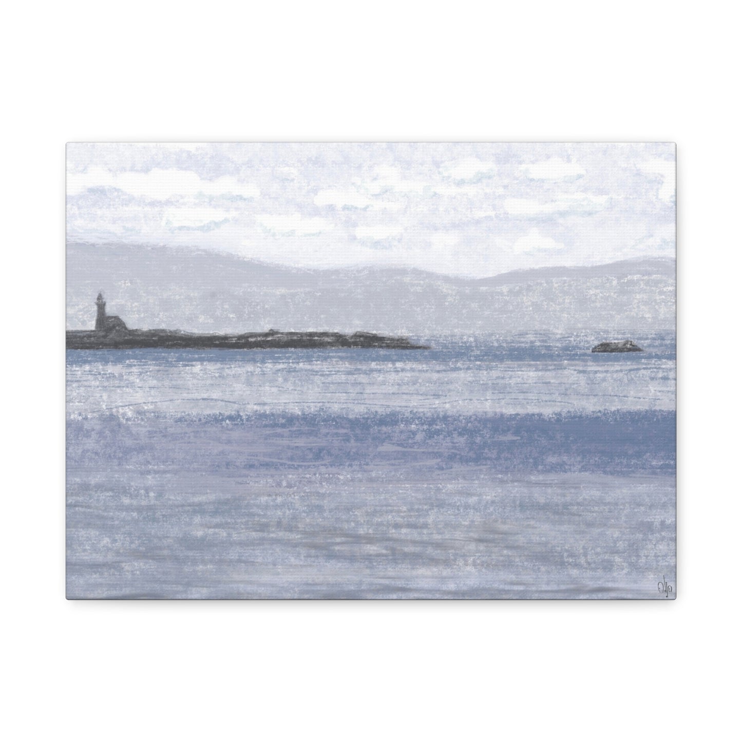 Lighthouse Point Canvas Print - Alja Design