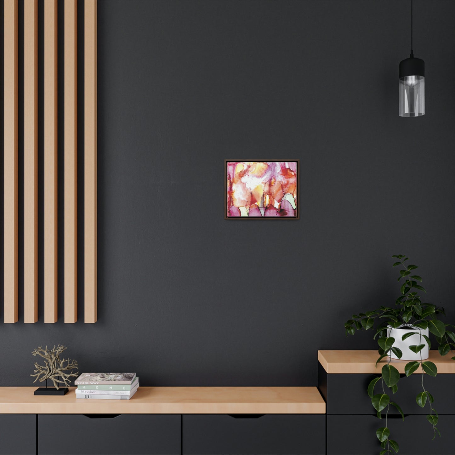 Off the Grid 12 Framed Canvas Print - Alja Design