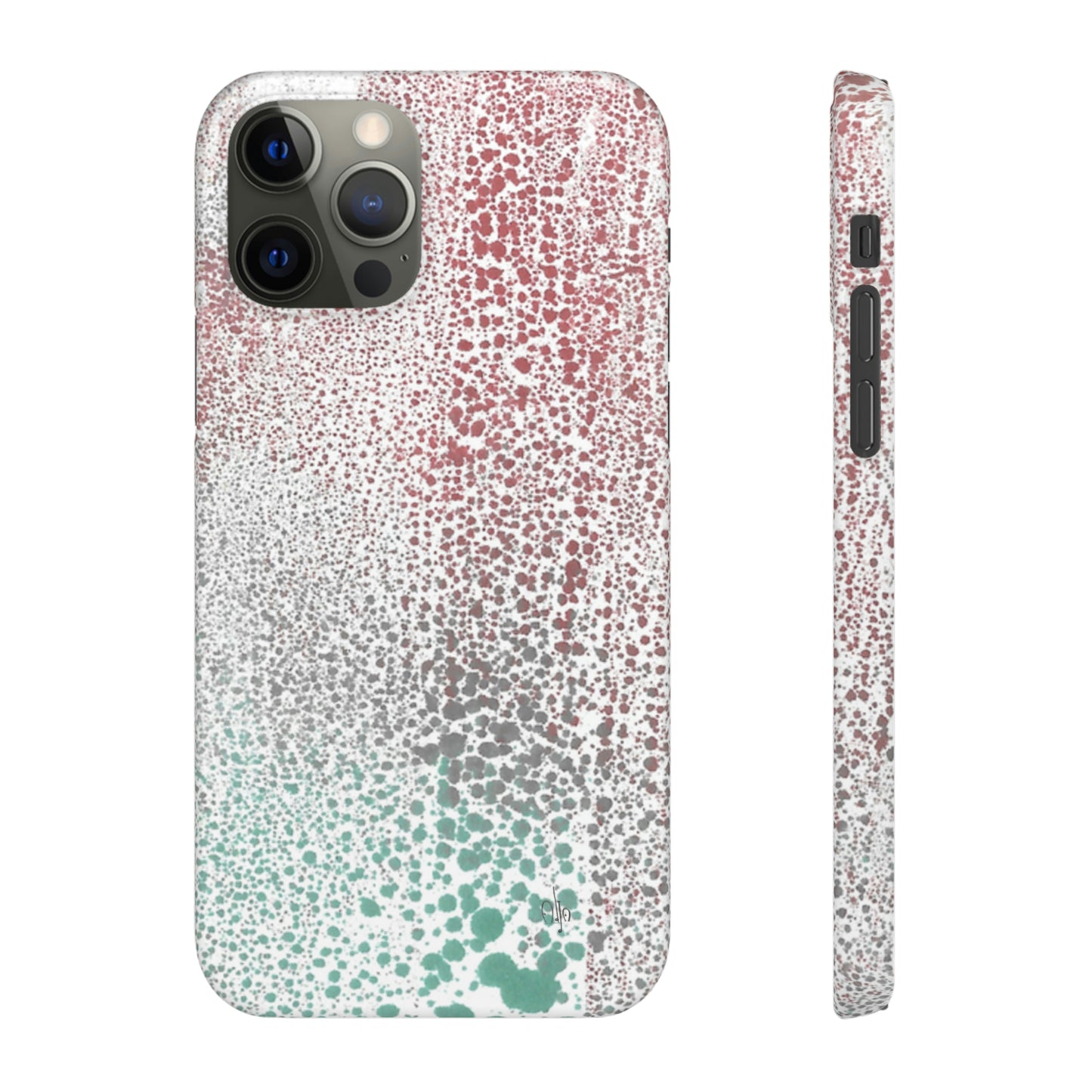 iPhone Samsung Galaxy Pixel5G Snap Case Phone Case Gradient Drip - Alja Design