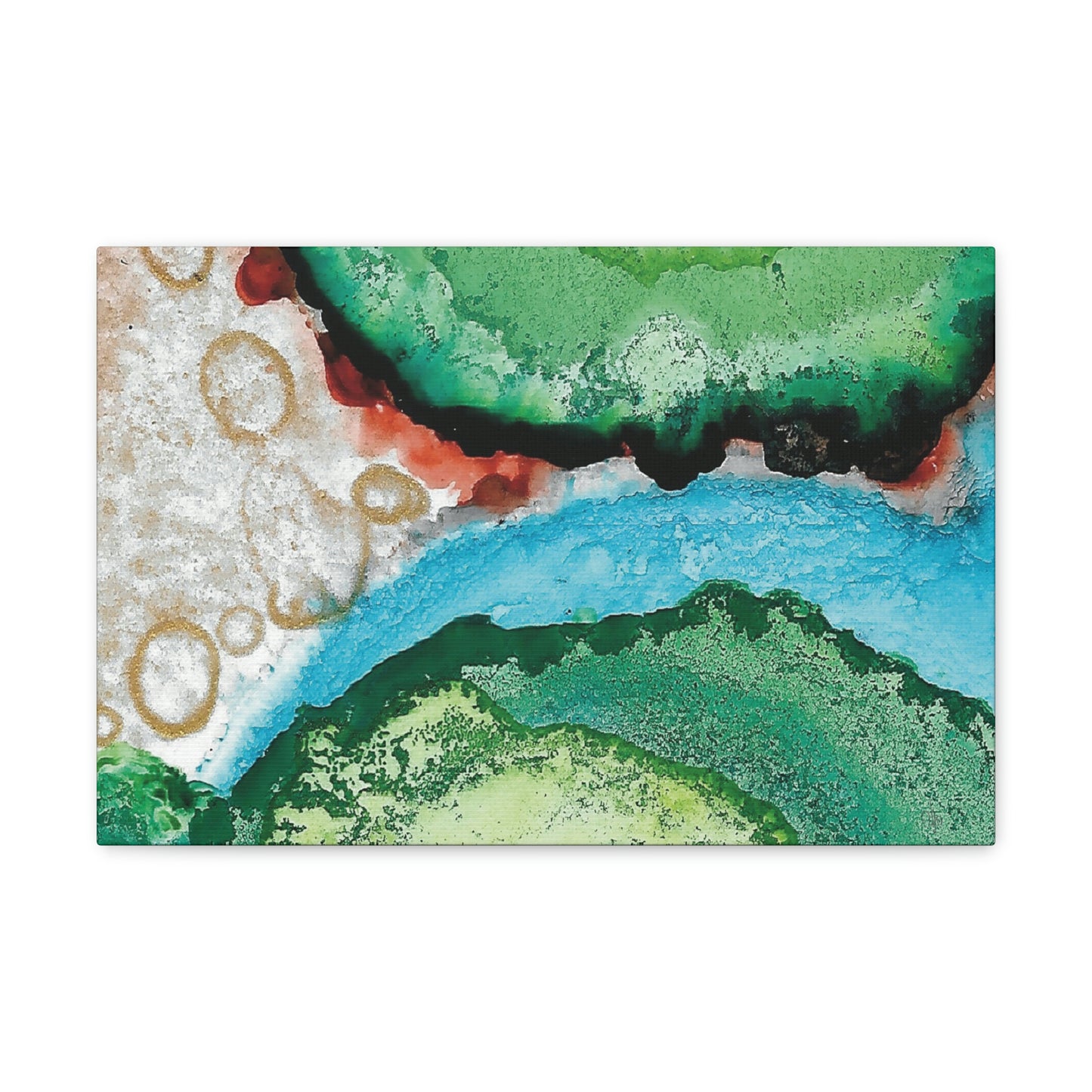 Inner Space 12 Canvas Print - Alja Design