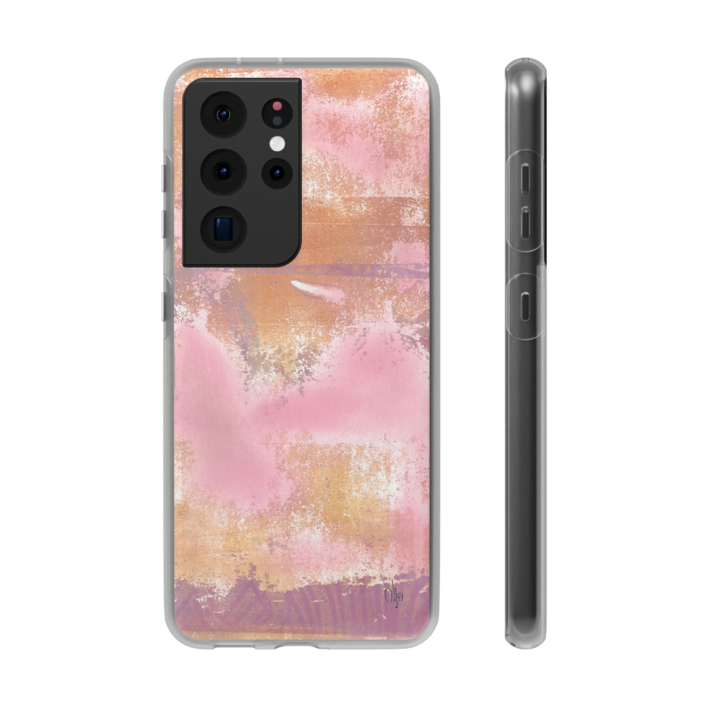 iPhone and Samsung Galaxy Flexi Phone Case Passionate Pink - Alja Design