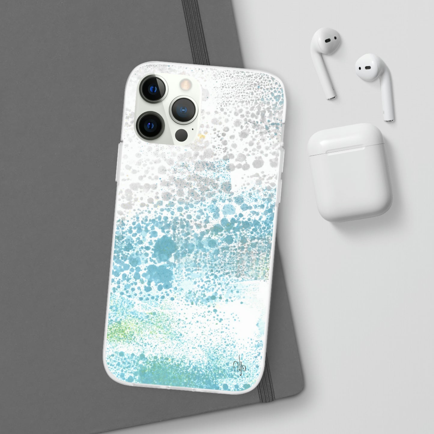 iPhone and Samsung Galaxy Flexi Phone Case Gentle Rain - Alja Design