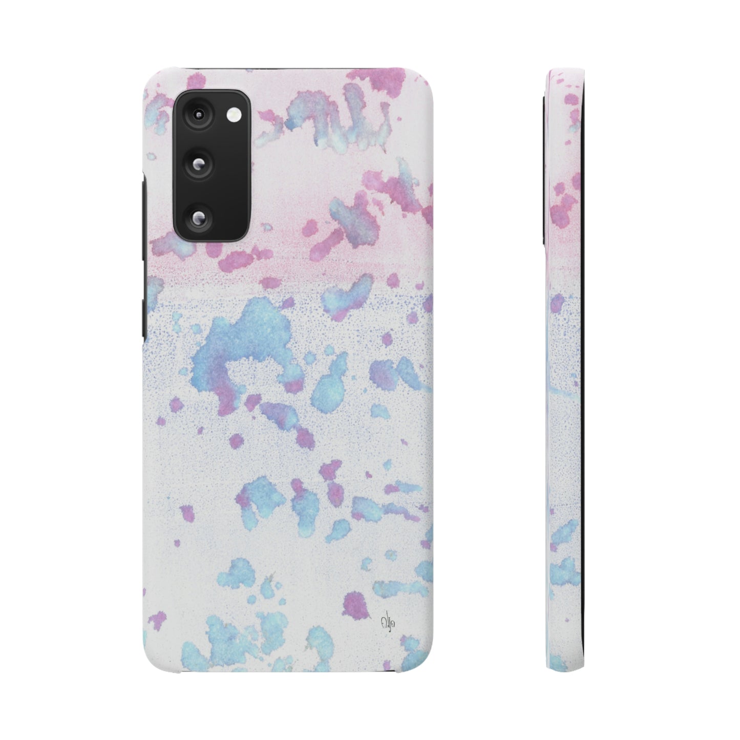 iPhone Samsung Galaxy Pixel5G Snap Case Phone Case Mineral Splashes - Alja Design