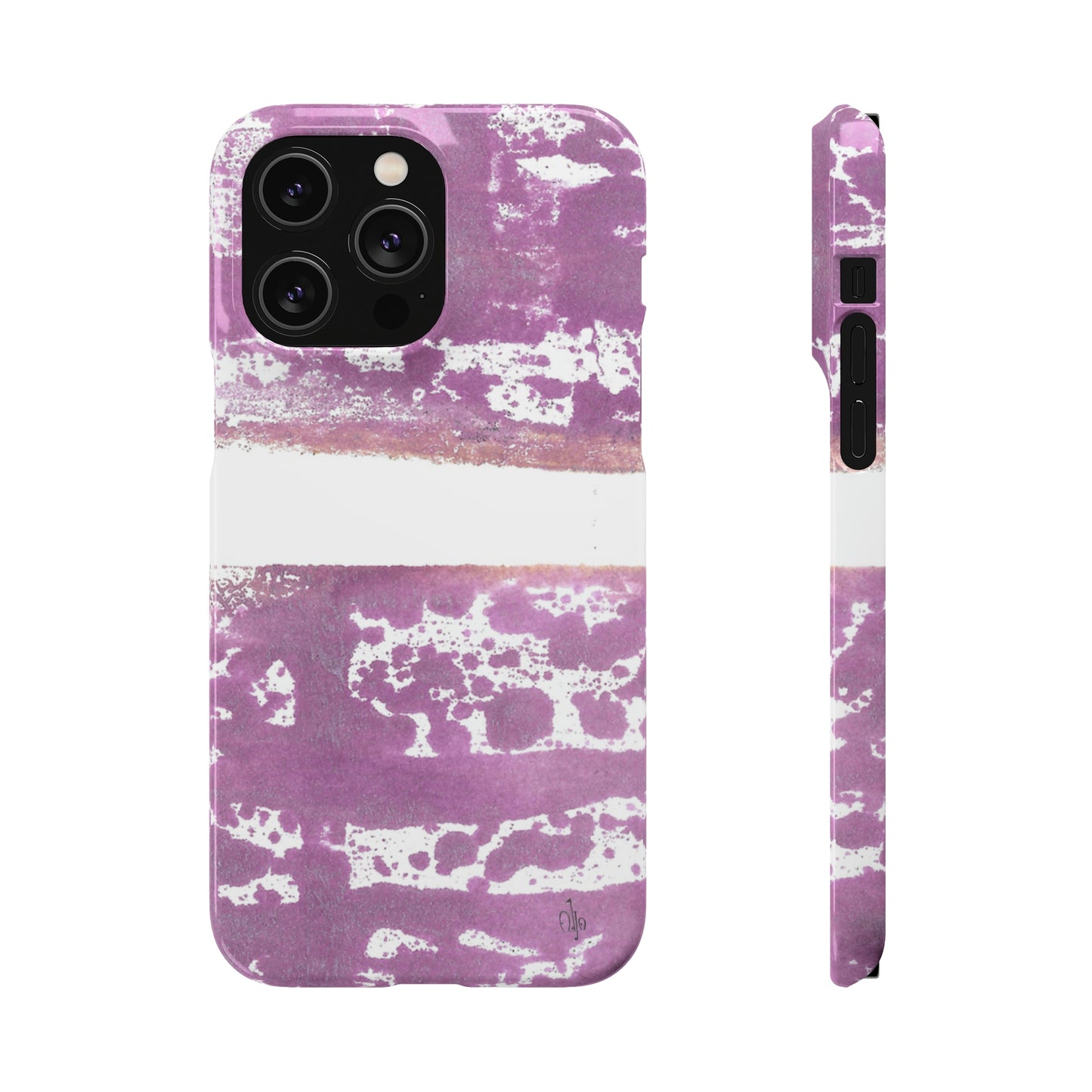 iPhone Samsung Galaxy Pixel5G Snap Case Phone Case Purple Horizon - Alja Design