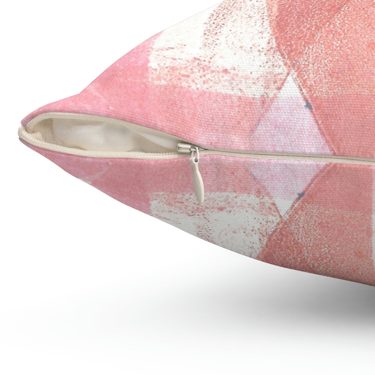 Red Glass Square Pillow - Alja Design