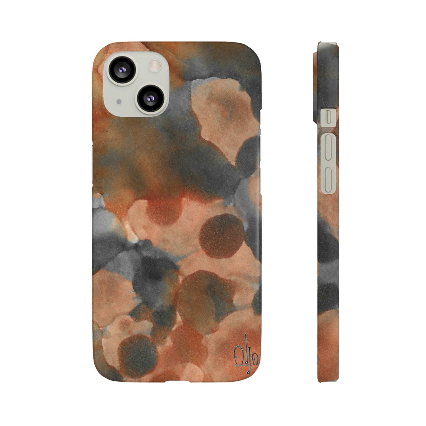 iPhone Samsung Galaxy Pixel5G Snap Case Phone Case Cool Magma - Alja Design