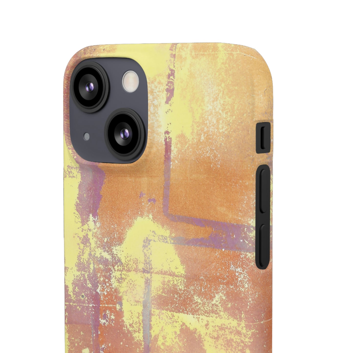 iPhone Samsung Galaxy Pixel5G Snap Case Phone Case Passionate Orange - Alja Design