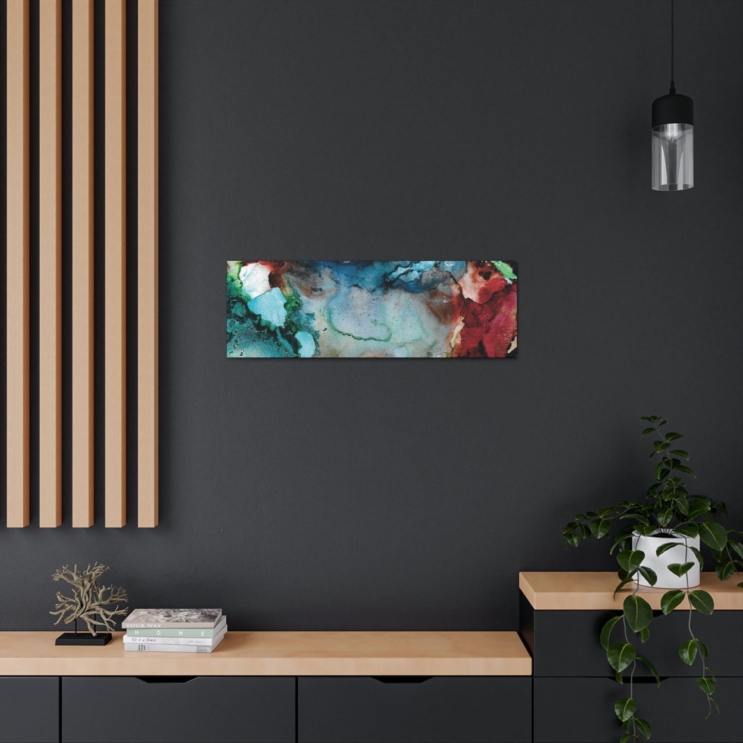 Inner Space 19 Canvas Print - Alja Design
