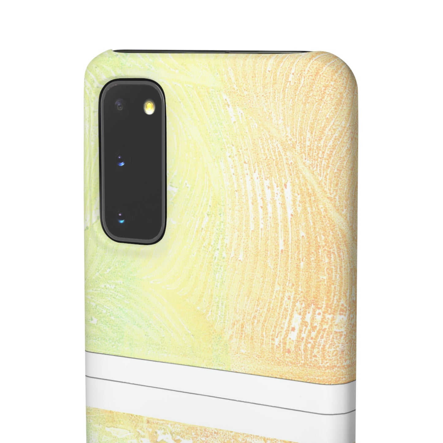 iPhone Samsung Galaxy Pixel5G Snap Case Phone Case Piña Colada with Tropical Waves - Alja Design