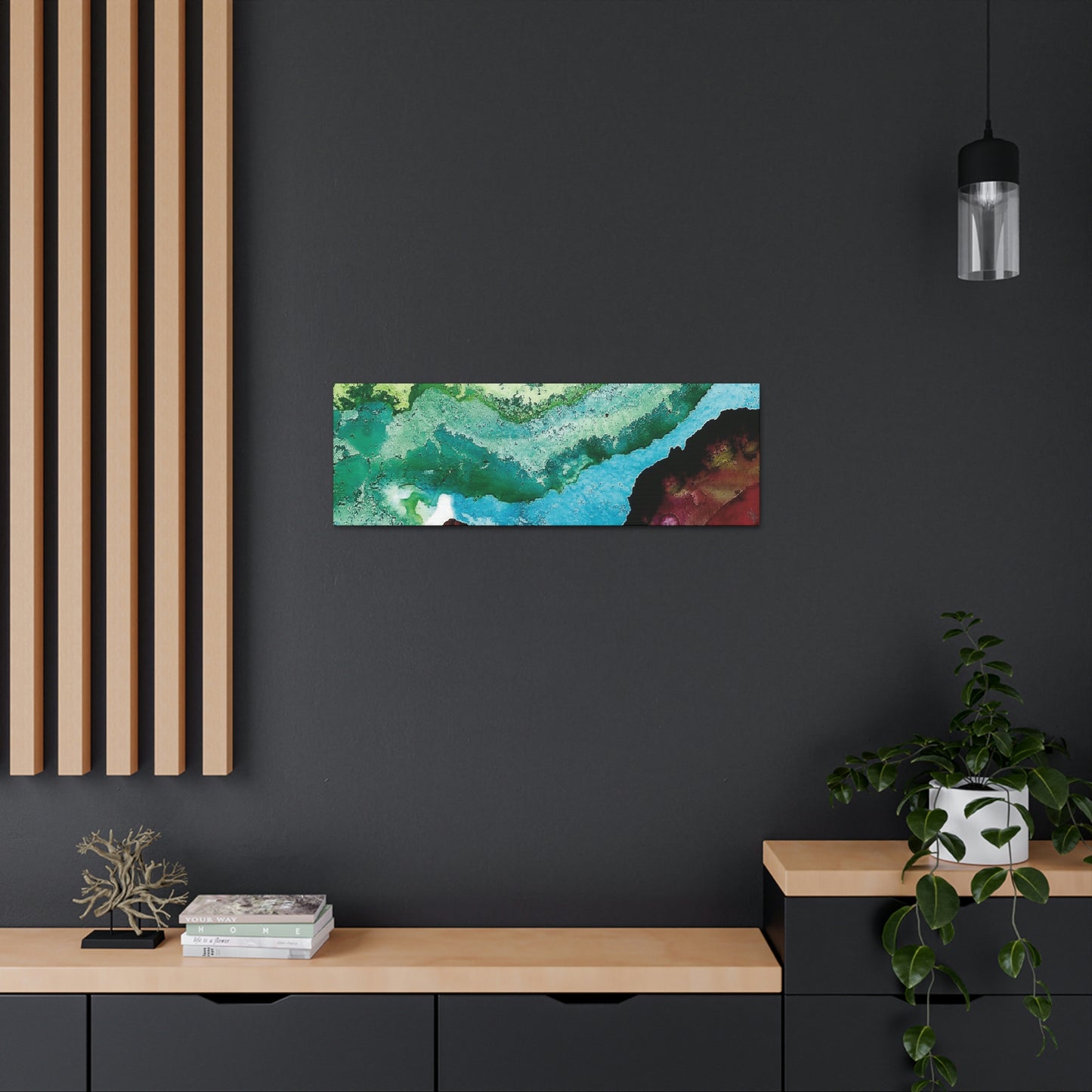 Inner Space 11 Canvas Print - Alja Design