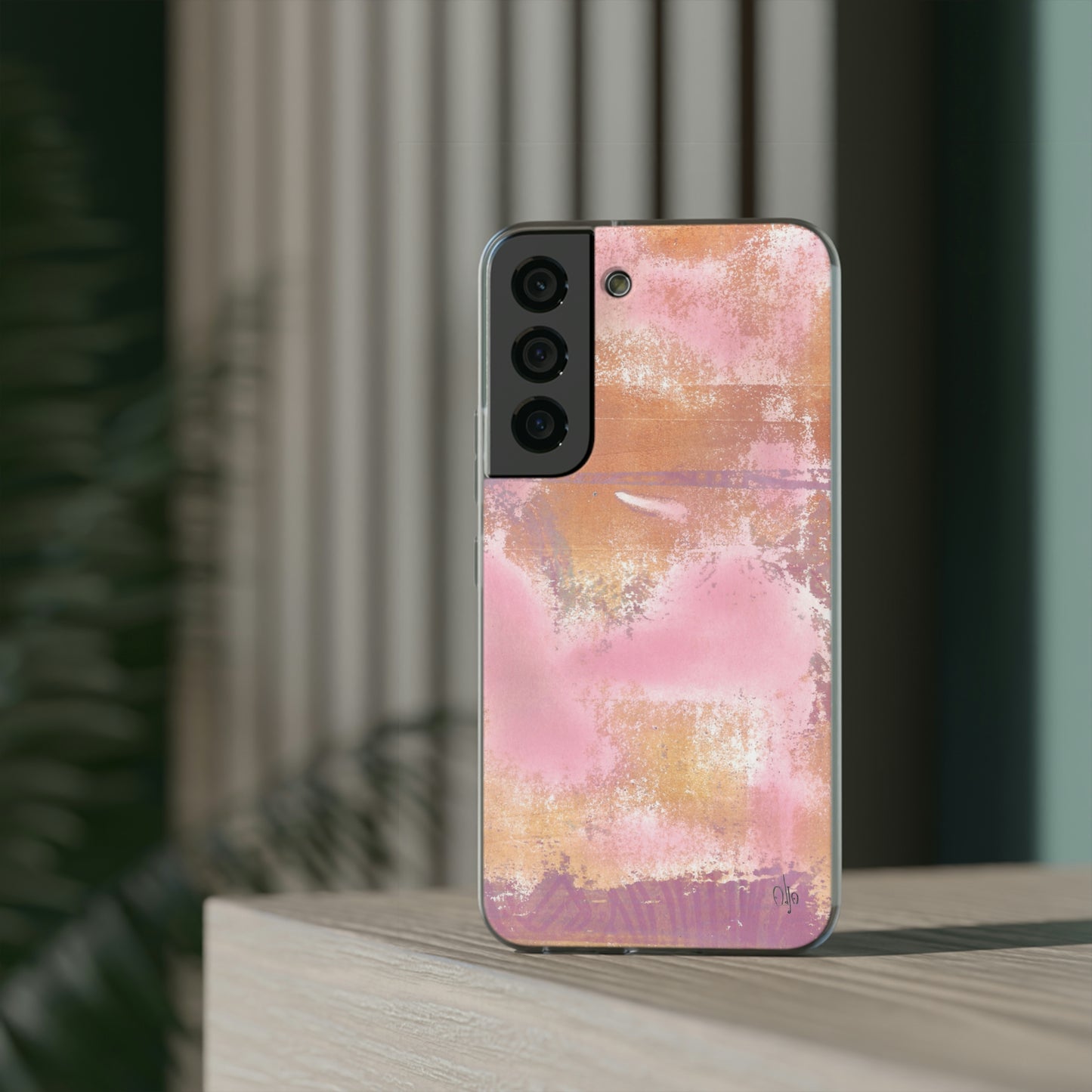 iPhone and Samsung Galaxy Flexi Phone Case Passionate Pink - Alja Design