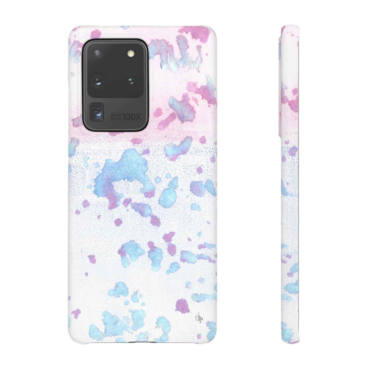 iPhone Samsung Galaxy Pixel5G Snap Case Phone Case Mineral Splashes - Alja Design