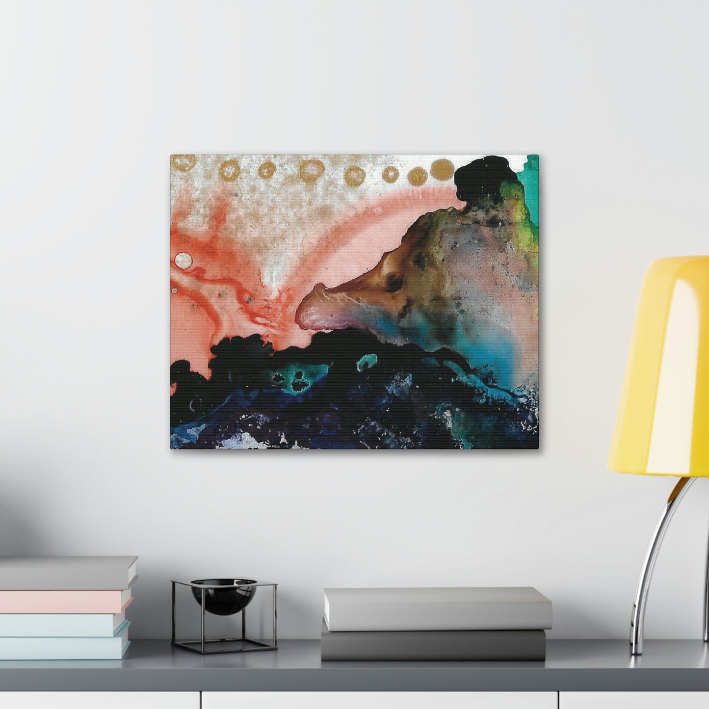 Inner Space 14 Canvas Print - Alja Design