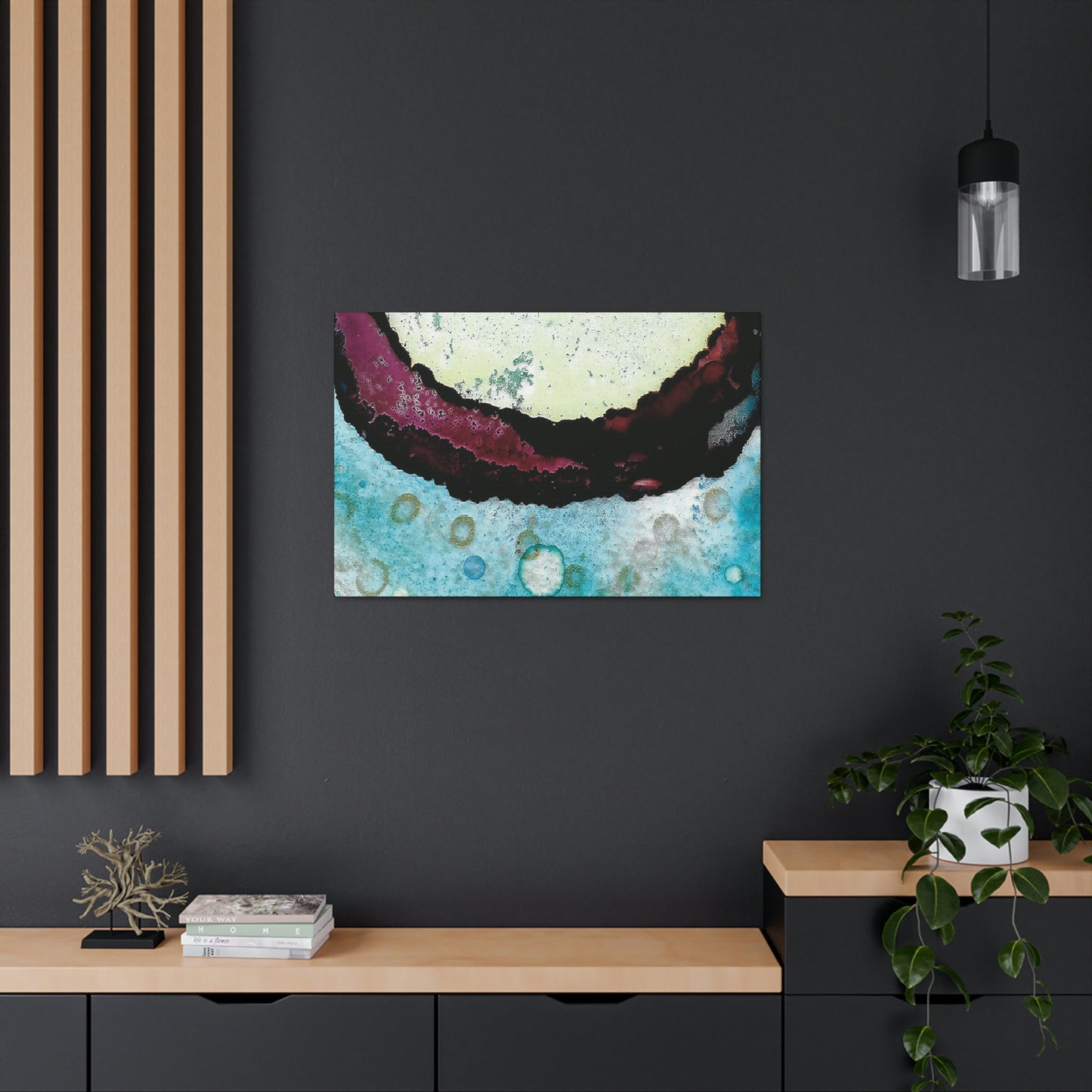 Inner Space 7 Canvas Print - Alja Design